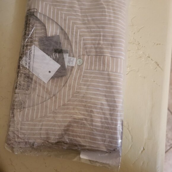 J Jill sandbar/white striped blouse NWOT 2X - Picture 10 of 13